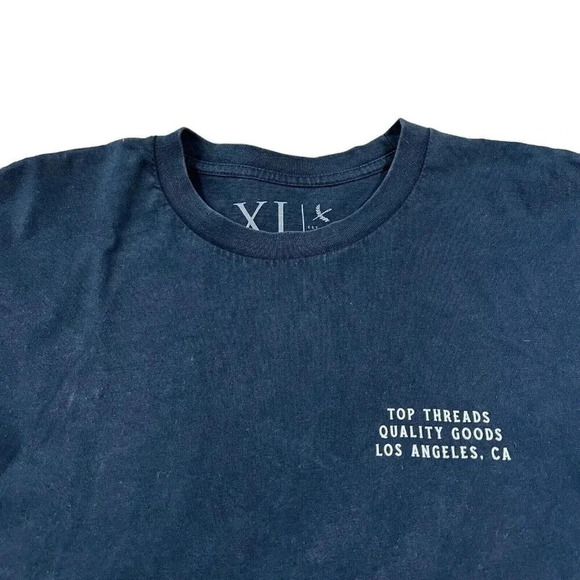 Top Threads No Victory Tee Black Premium T-Shirt 100% Cotton Size X-Large - Picture 5 of 8